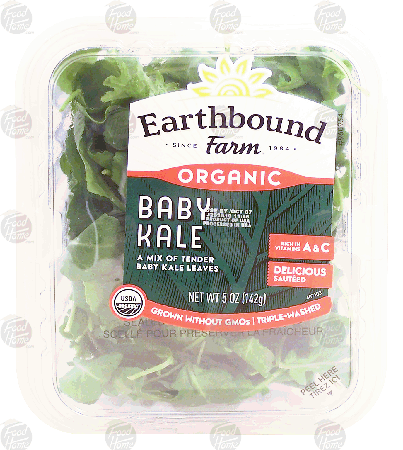 Earthbound Farm Baby Kale organic mix of baby kale leaves Full-Size Picture